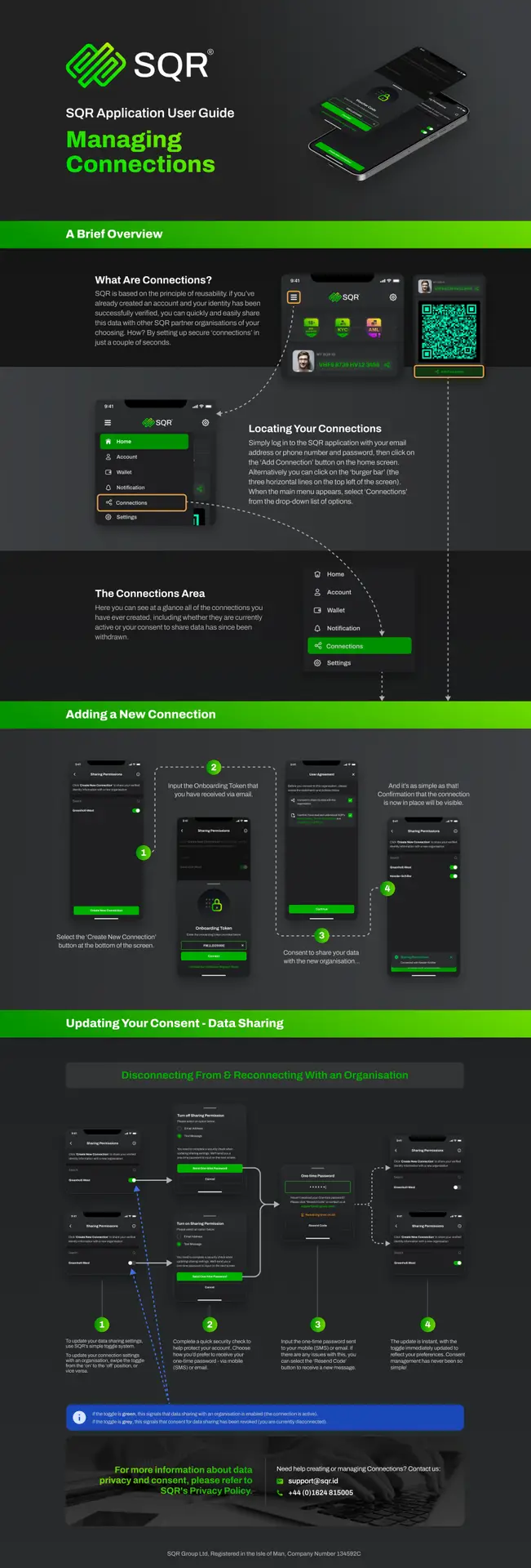Guide for managing app connections.